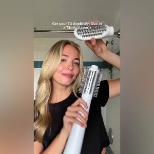 T3 Airebrush Duo with White and Rose Gold Finish